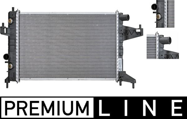 Kühler, Motorkühlung MAHLE CR390000P