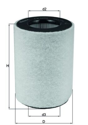 Luftfilter MAHLE LX1792
