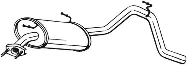 Endschalldämpfer BOSAL 278-081