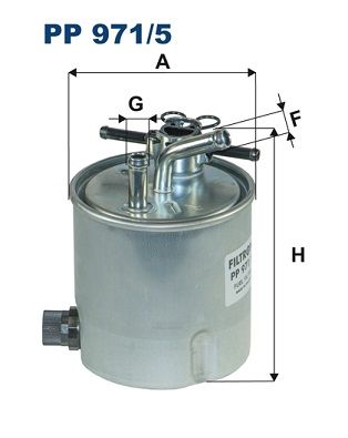 Kraftstofffilter FILTRON pp 971/5