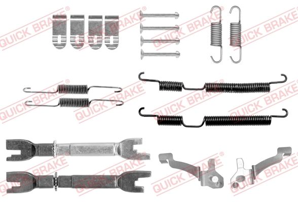 Zubehörsatz, Bremsbacken QUICK BRAKE 105-0045S-02