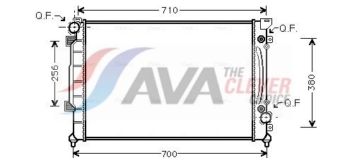Kühler, Motorkühlung AVA QUALITY COOLING AIA2157