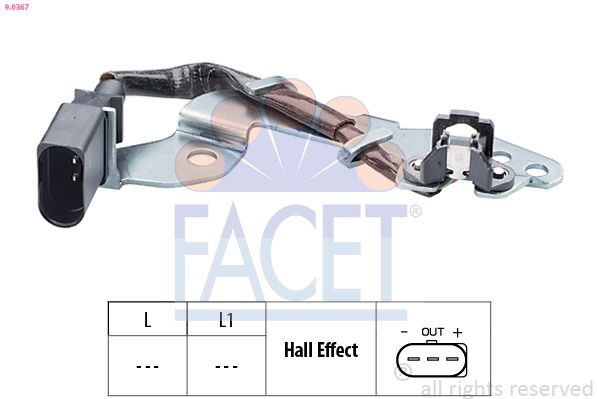 Sensor, Drehzahl FACET 9.0367