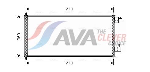 Kondensator, Klimaanlage AVA QUALITY COOLING FDA5361