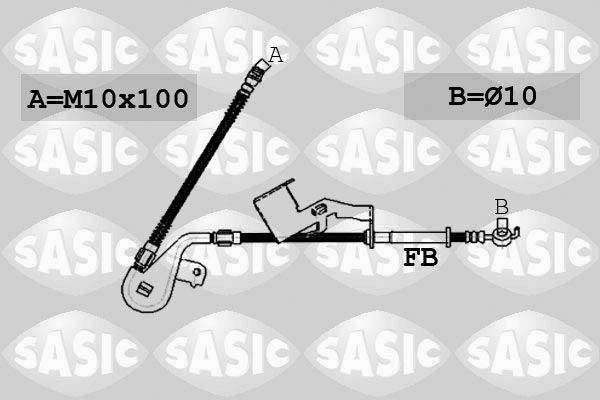 Bremsschlauch SASIC 6600030