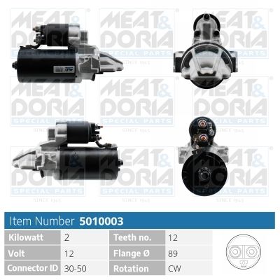 Starter MEAT & DORIA 5010003