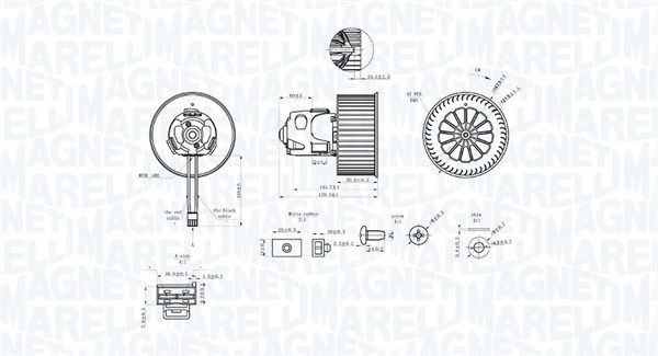Innenraumgebläse MAGNETI MARELLI 069412344010