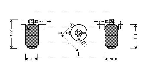Trockner, Klimaanlage AVA QUALITY COOLING msd005