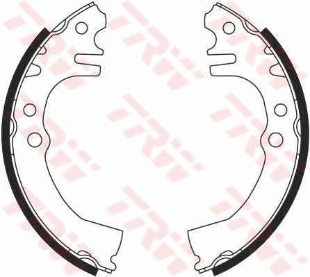 Bremsbackensatz TRW gs8699