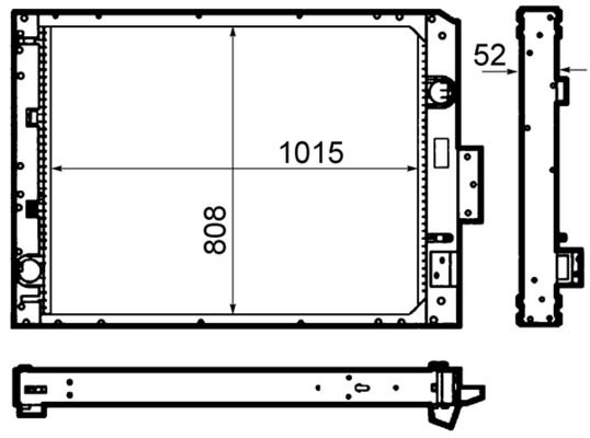 Kühler, Motorkühlung MAHLE CR1910000P