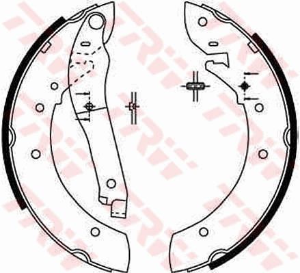 Bremsbackensatz TRW GS8206