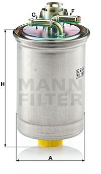 Bränslefilter MANN-FILTER WK 823