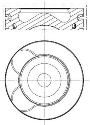 Kolben MAHLE 039PI00128000