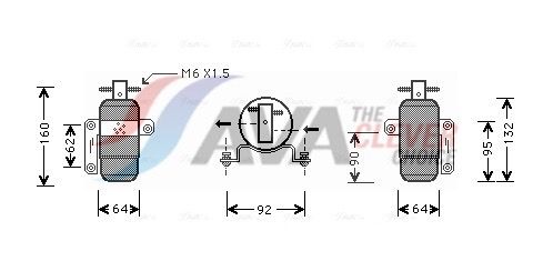 Trockner, Klimaanlage AVA QUALITY COOLING CRD060