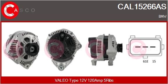 Lichtmaschine Generator Casco CAL15266AS