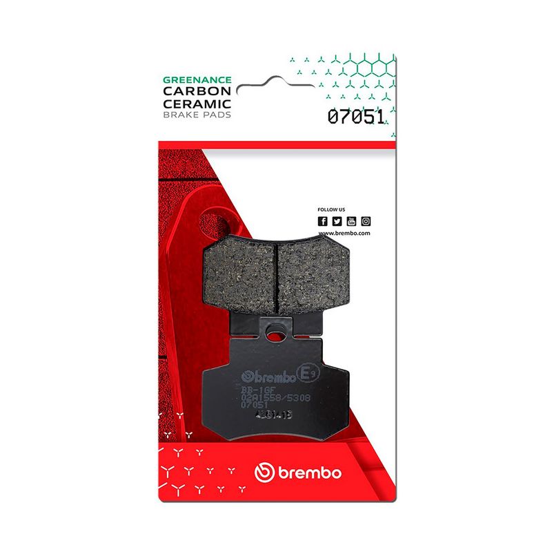 Bremsbelagsatz, Scheibenbremse BREMBO 07051