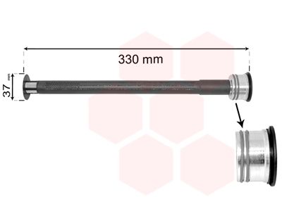 Trockner, Klimaanlage VAN WEZEL 0900D225