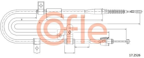 Seilzug, Feststellbremse COFLE 17.2526