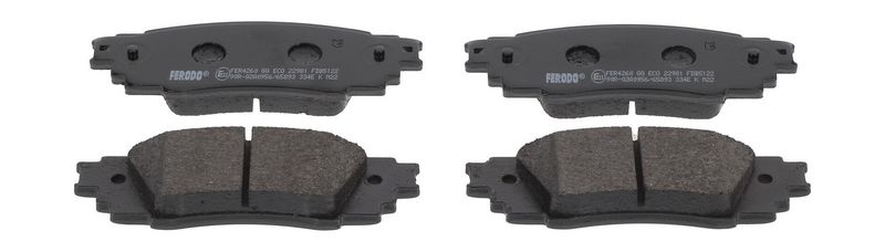 Bremsbelagsatz, Scheibenbremse FERODO FDB5122