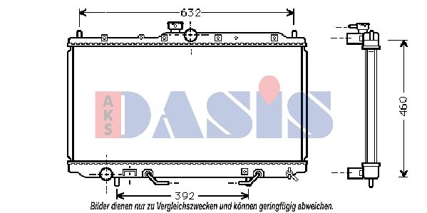 Kühler, Motorkühlung AKS DASIS 140056N