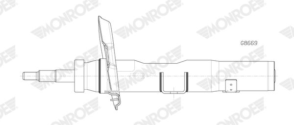 Stoßdämpfer MONROE G8669