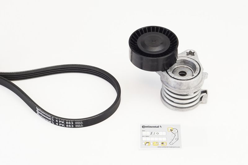 Keilrippenriemensatz CONTINENTAL CTAM 4PK863K1