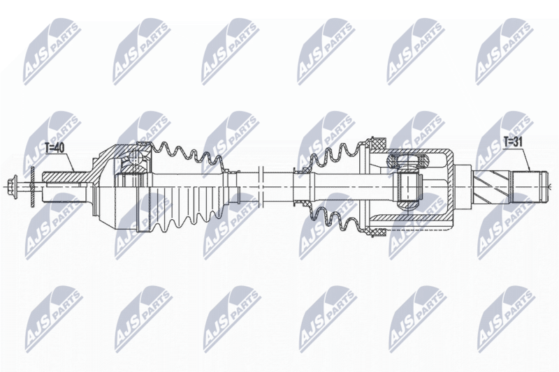 Antriebswelle NTY NPW-VV-146