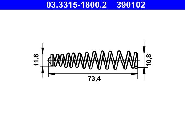 Feder ATE 03.3315-1800.2