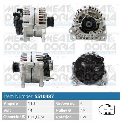 Generator MEAT & DORIA 5510487