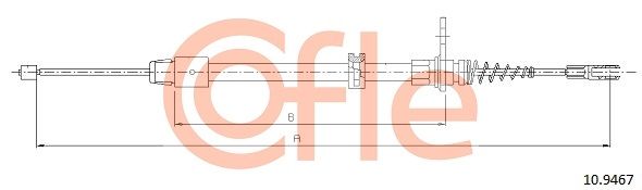 Seilzug, Feststellbremse COFLE 10.9467