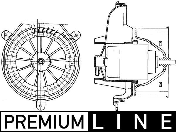 Innenraumgebläse MAHLE ab 269 000p
