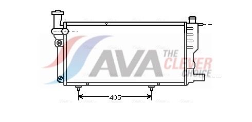 Kühler, Motorkühlung AVA QUALITY COOLING PE2099