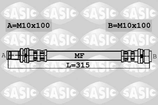 Bremsschlauch SASIC 6606004