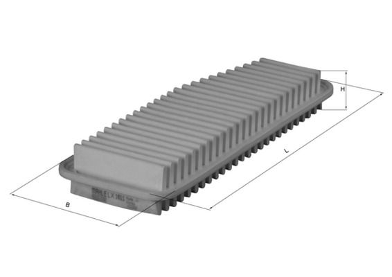 Luftfilter KNECHT LX 1611