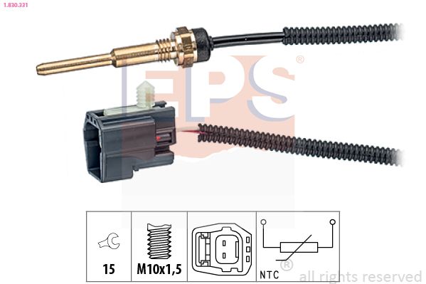 Sensor, Kühlmitteltemperatur EPS 1.830.331