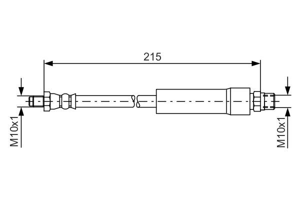 Bremsschlauch BOSCH 1 987 476 142