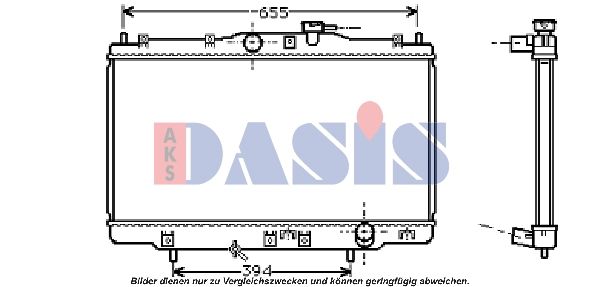Kühler, Motorkühlung AKS DASIS 101270N