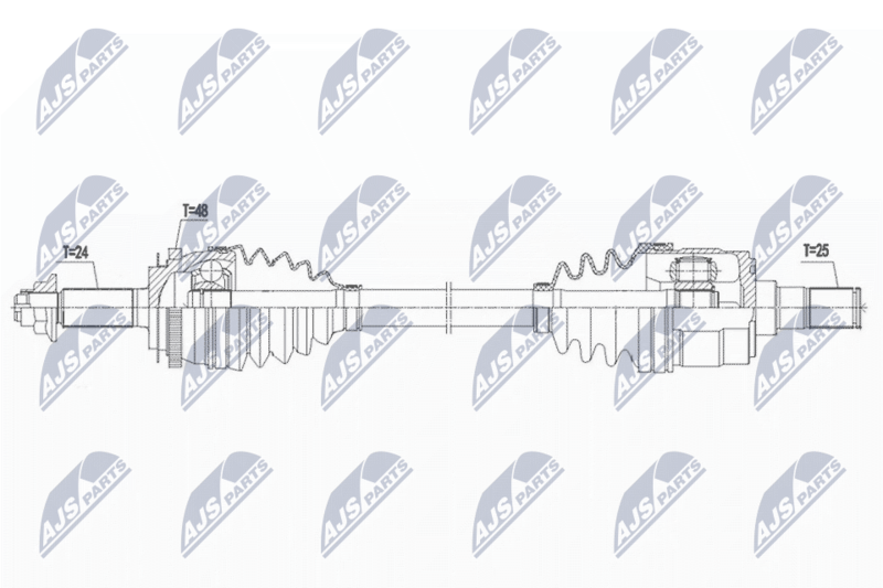 Antriebswelle NTY NPW-KA-374