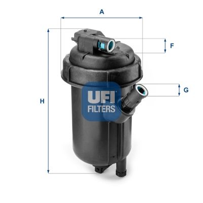 Kraftstofffilter UFI 55.134.00