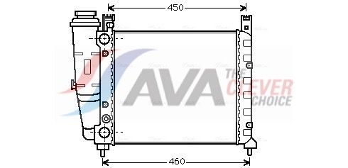 Kühler, Motorkühlung AVA QUALITY COOLING FT2039