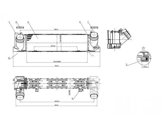 Ladeluftkühler HART 614 015