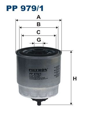 Kraftstofffilter FILTRON pp 979/1