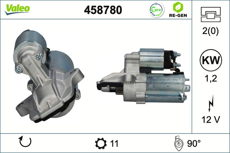 Starter VALEO 458780