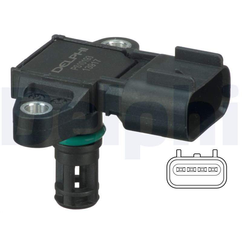 Sensor, Saugrohrdruck DELPHI ps10193