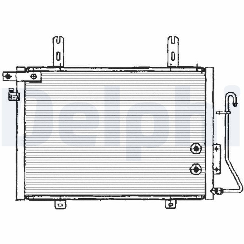 Kondensator, Klimaanlage DELPHI TSP0225133