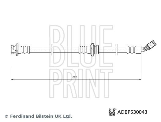 Bremsschlauch BLUE PRINT ADBP530043