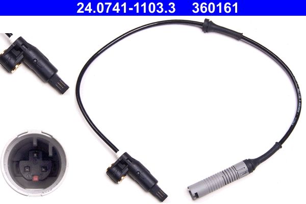 Sensor, Raddrehzahl ATE 24.0741-1103.3