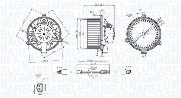 Innenraumgebläse MAGNETI MARELLI 069412742010