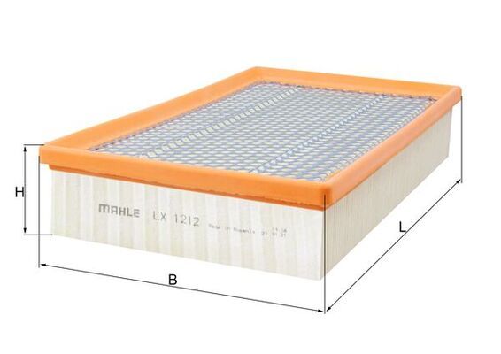 Luftfilter MAHLE LX1212
