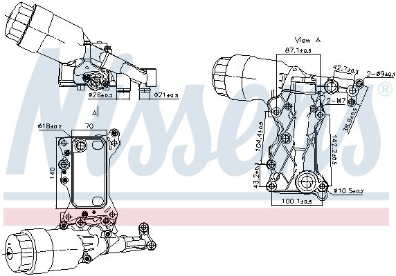 Ölkühler NISSENS 91241
